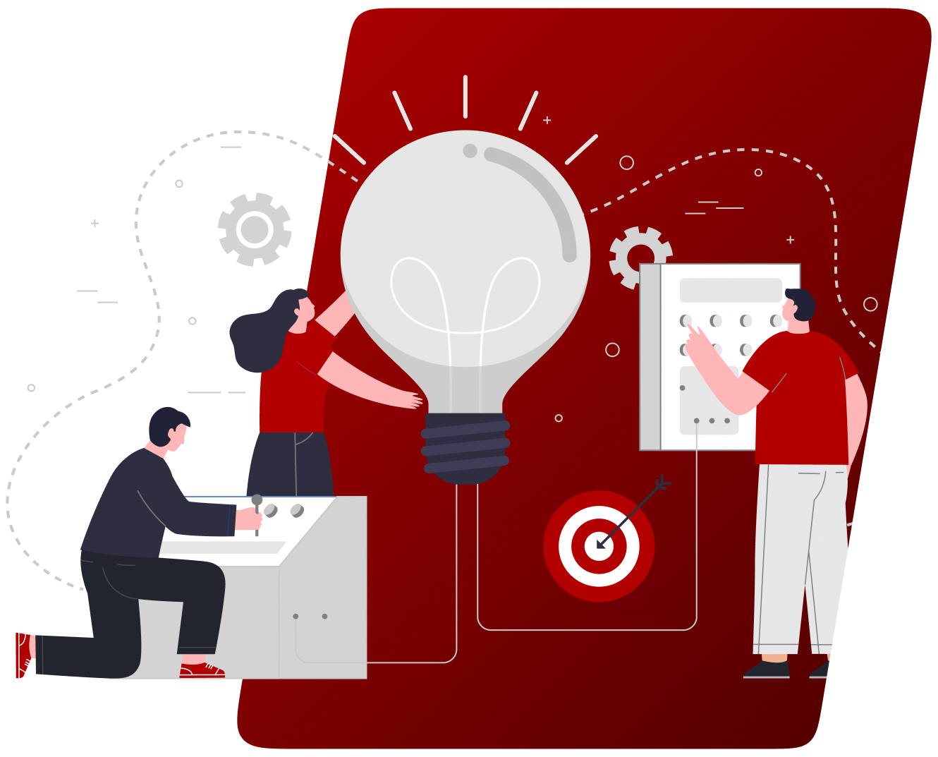 Agilix Collective team and technology illustration